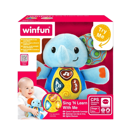 Hochet Eléphant 0M+ Winfun