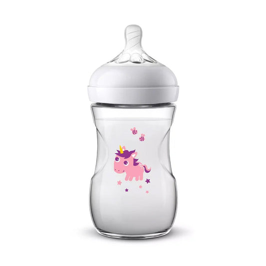 Philips AVENT Biberon Naturel 260ml +1m Scf070/25 Unicorn