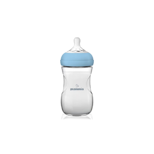 Mammia Biberon Natural Feeling 240ml – 3 mois (débit adapté)